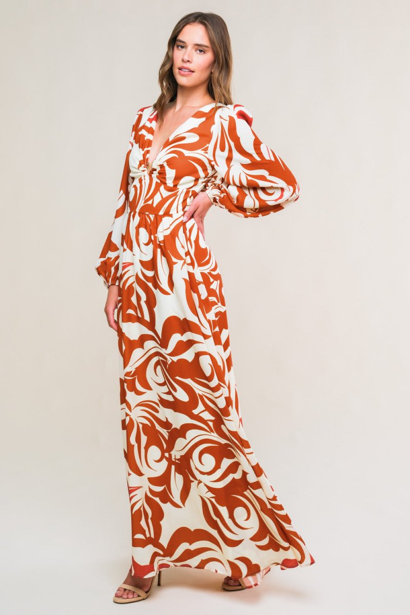 LOVE IN YOUR EYES WOVEN MAXI DRESS - Love Salve