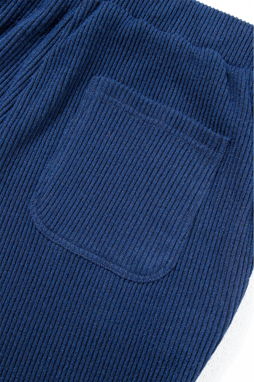 Navy blue cropped hoodie set - Love Salve