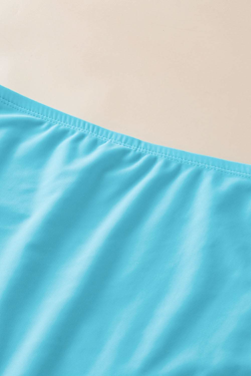 Turquoise mesh tankini with knot detail - Love Salve