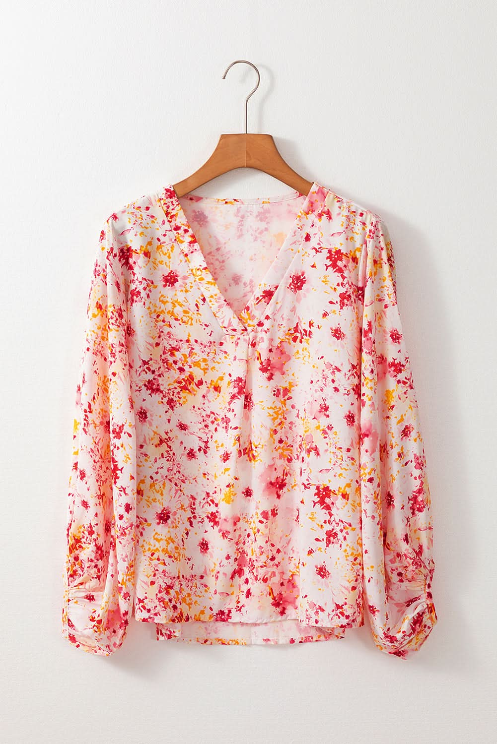 Charming pink floral blouse - Love Salve