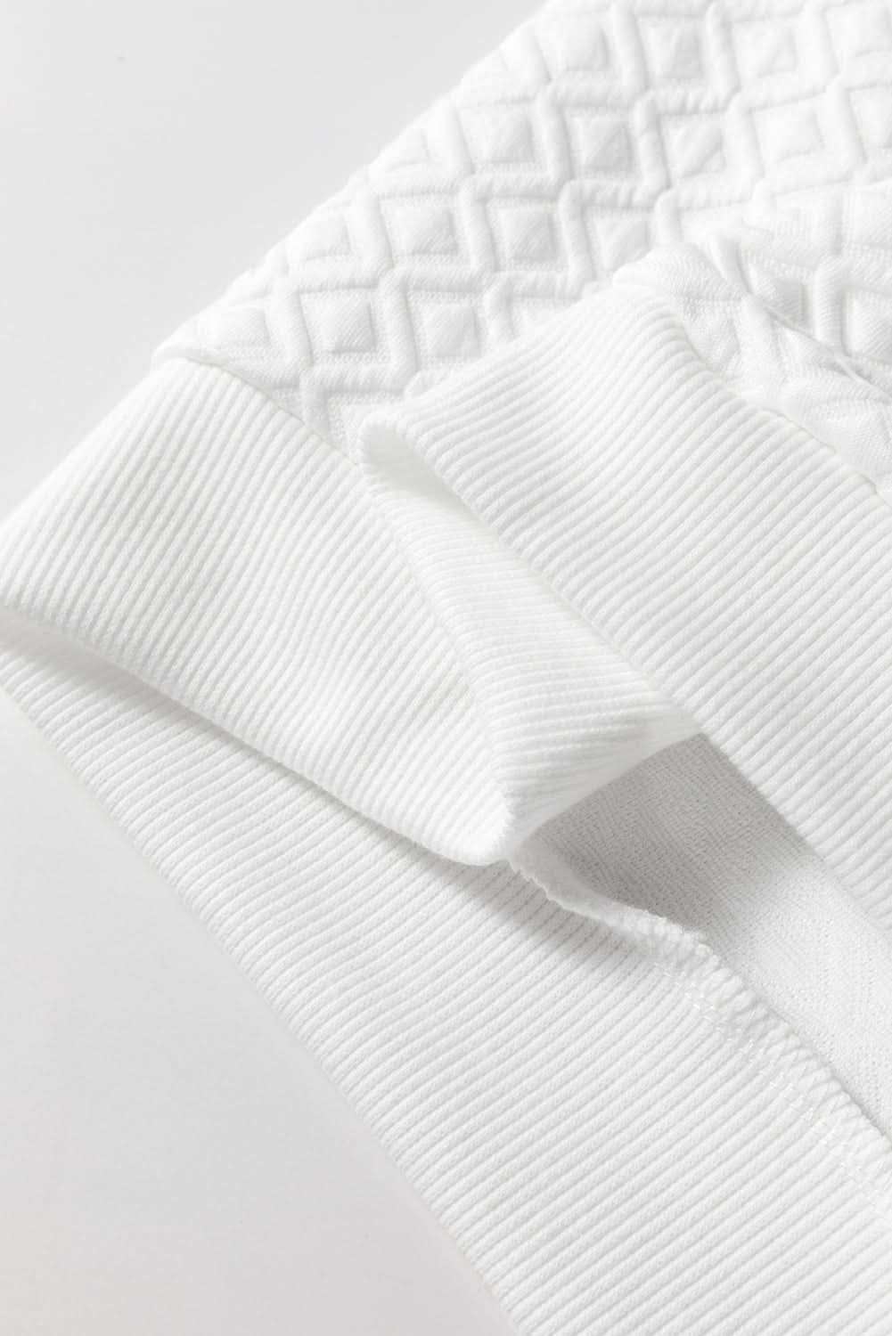 Elegant white puff sleeve top - Love Salve