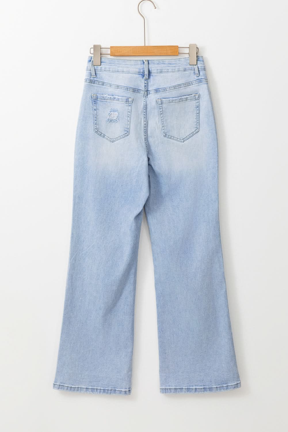 Beau Blue distressed flare jeans - Love Salve