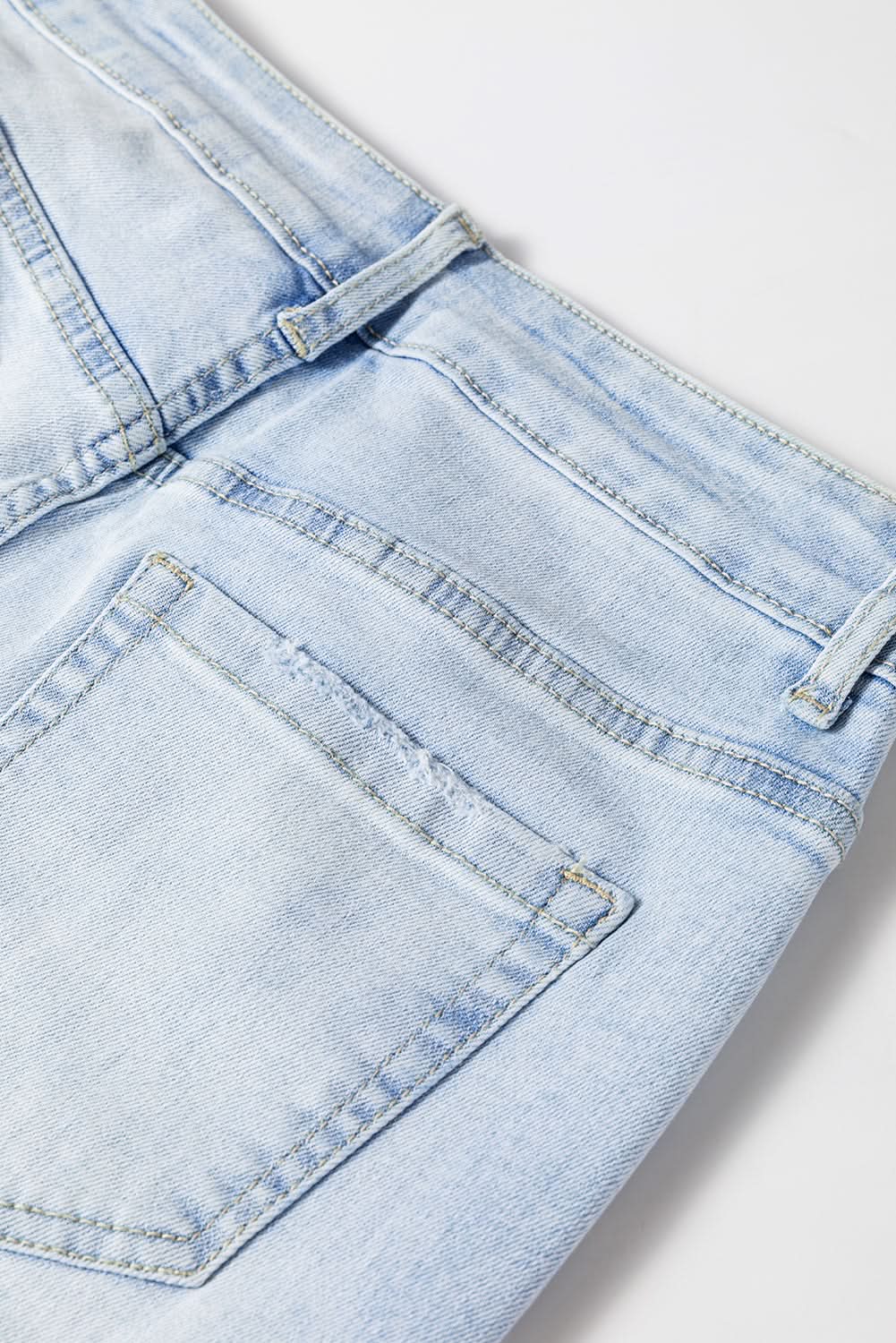 Beau Blue distressed flare jeans - Love Salve