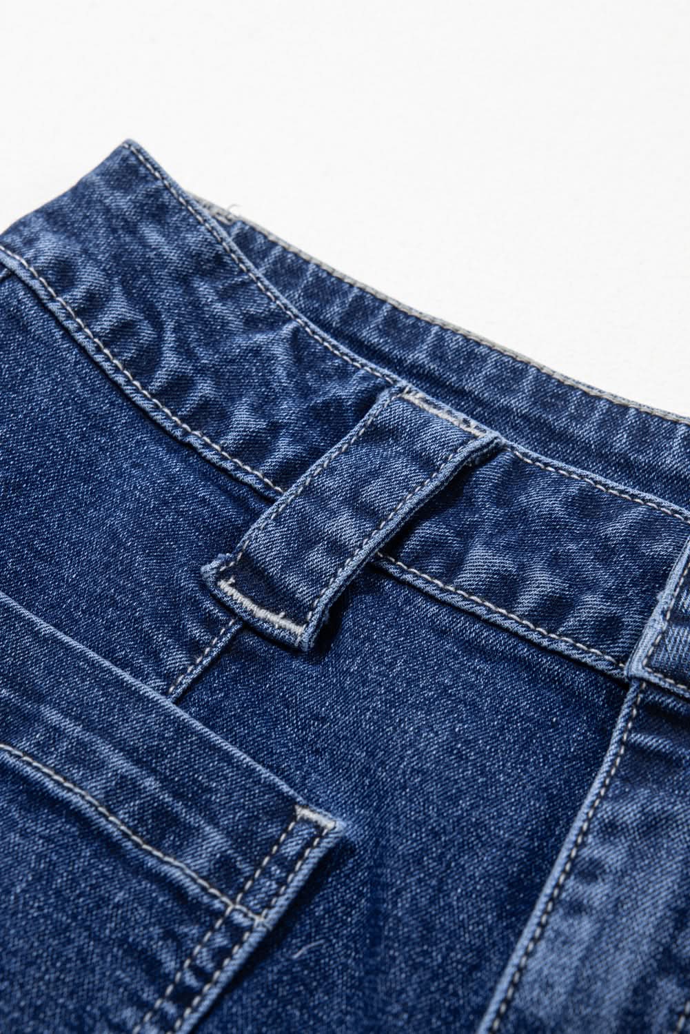 Sail blue high-waisted jeans - Love Salve