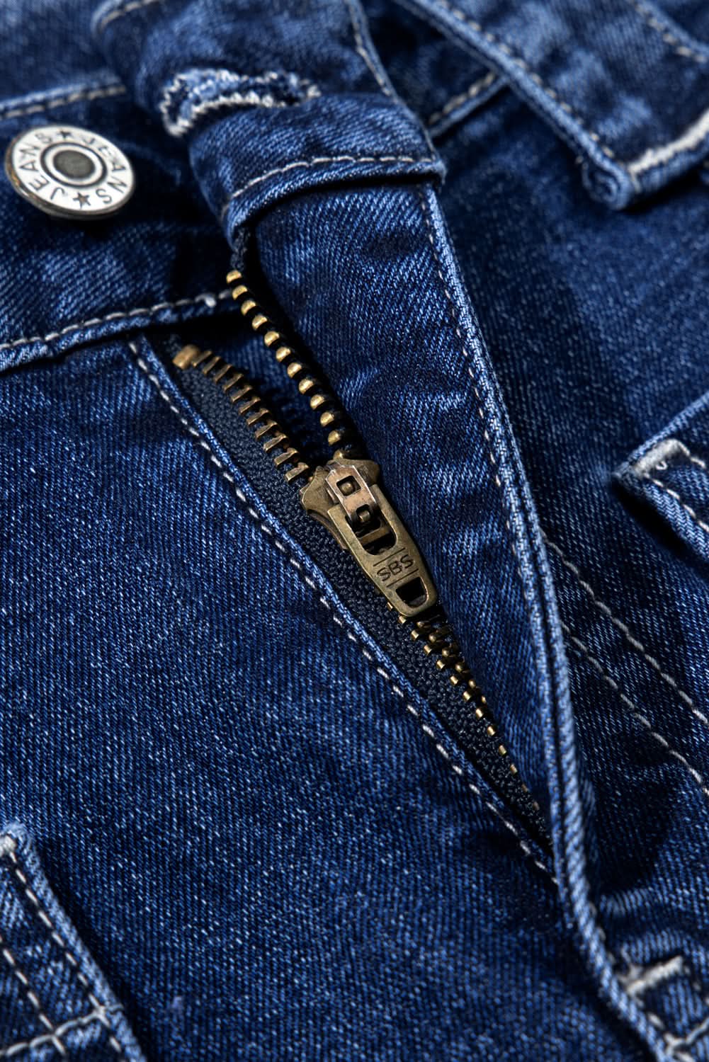 Sail blue high-waisted jeans - Love Salve