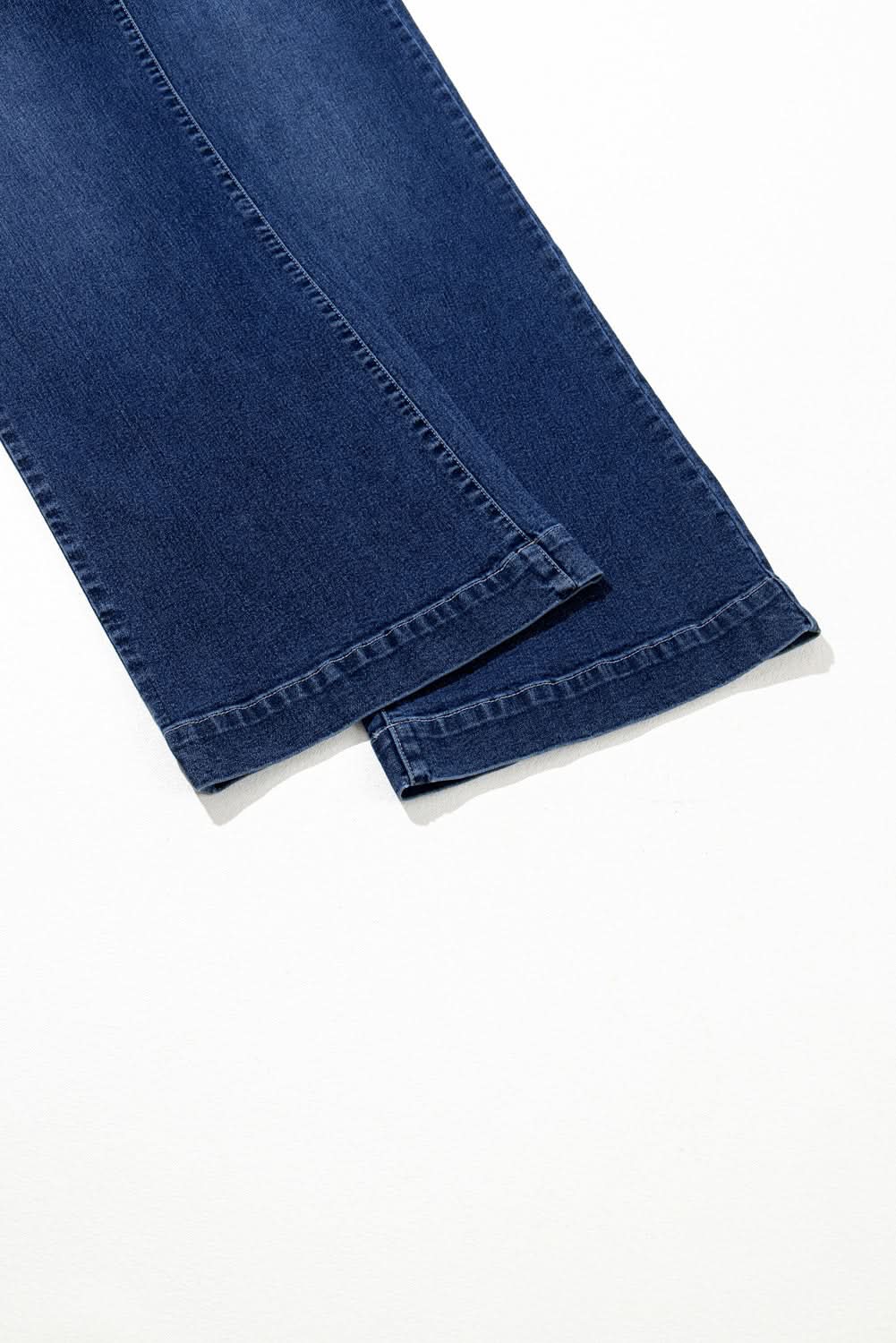 Sail blue high-waisted jeans - Love Salve