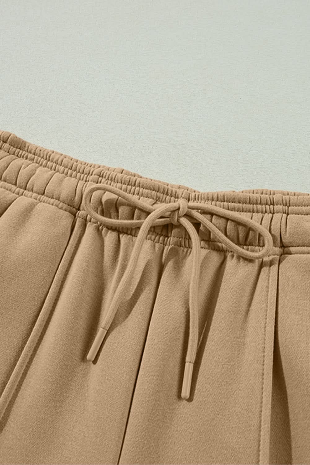 Trendy smoke gray wide leg pants - Love Salve