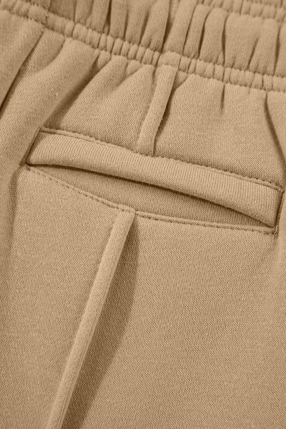 Trendy smoke gray wide leg pants - Love Salve