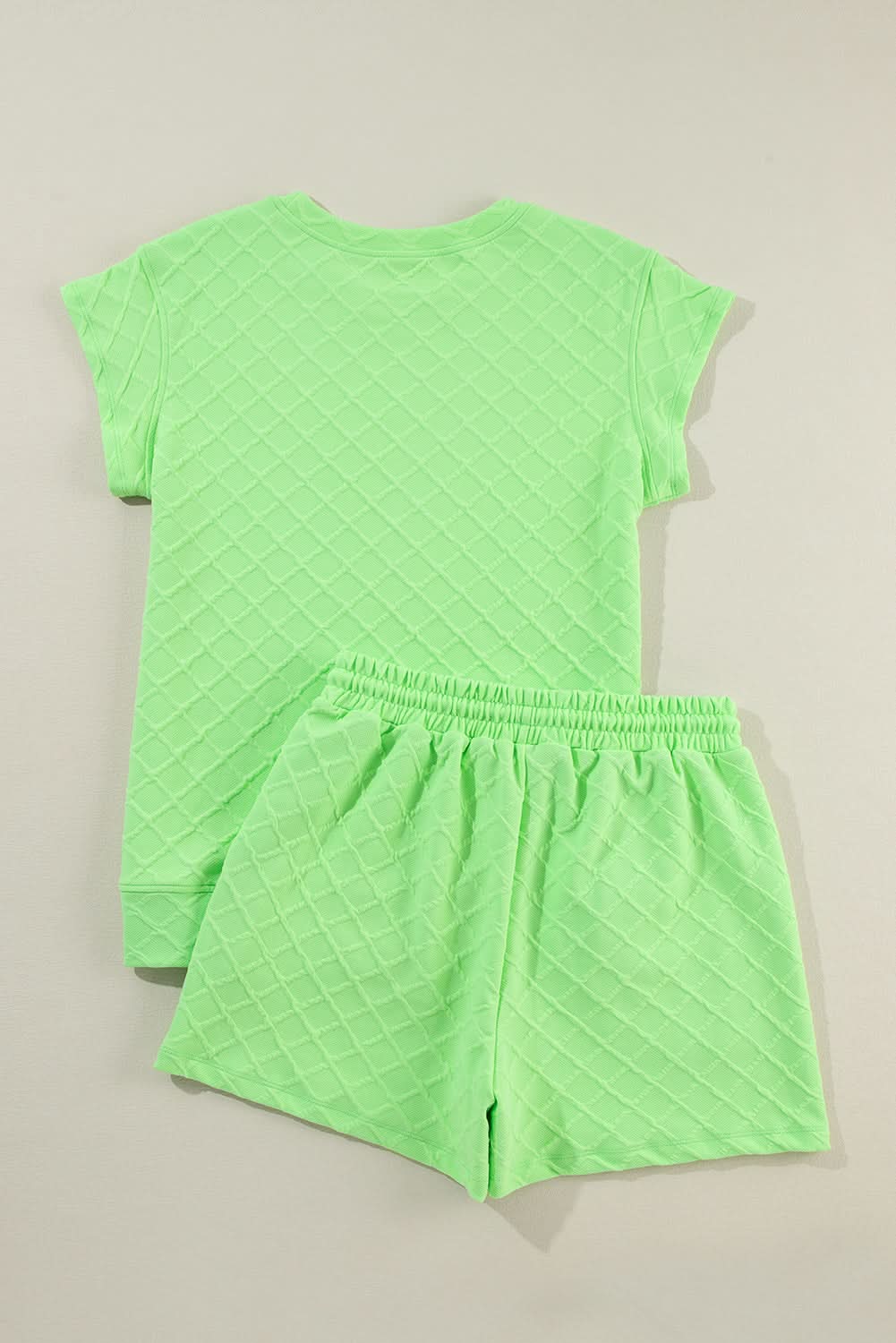 Light green checkered lounge set - Love Salve