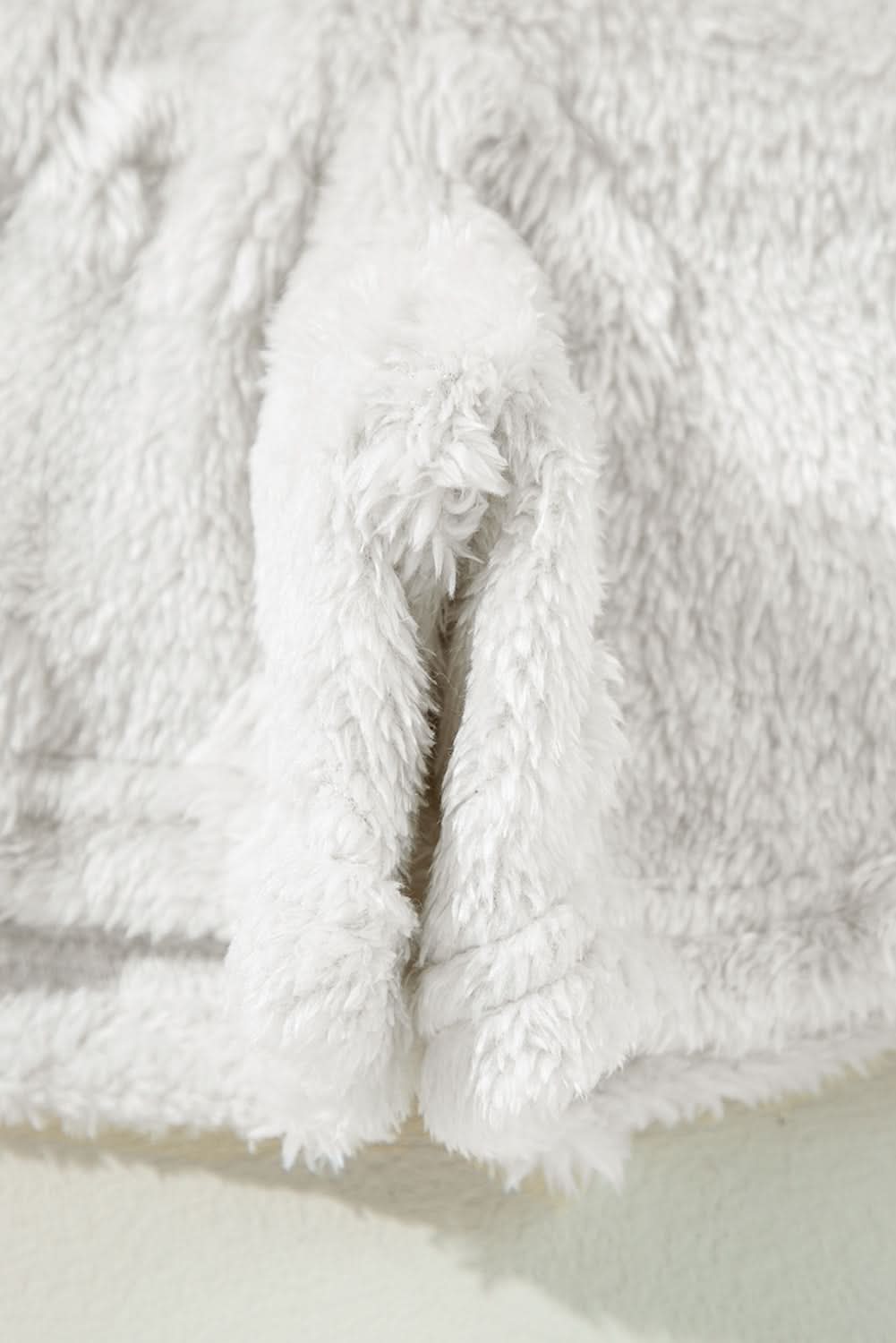 Light grey leopard fleece lounge set - Love Salve