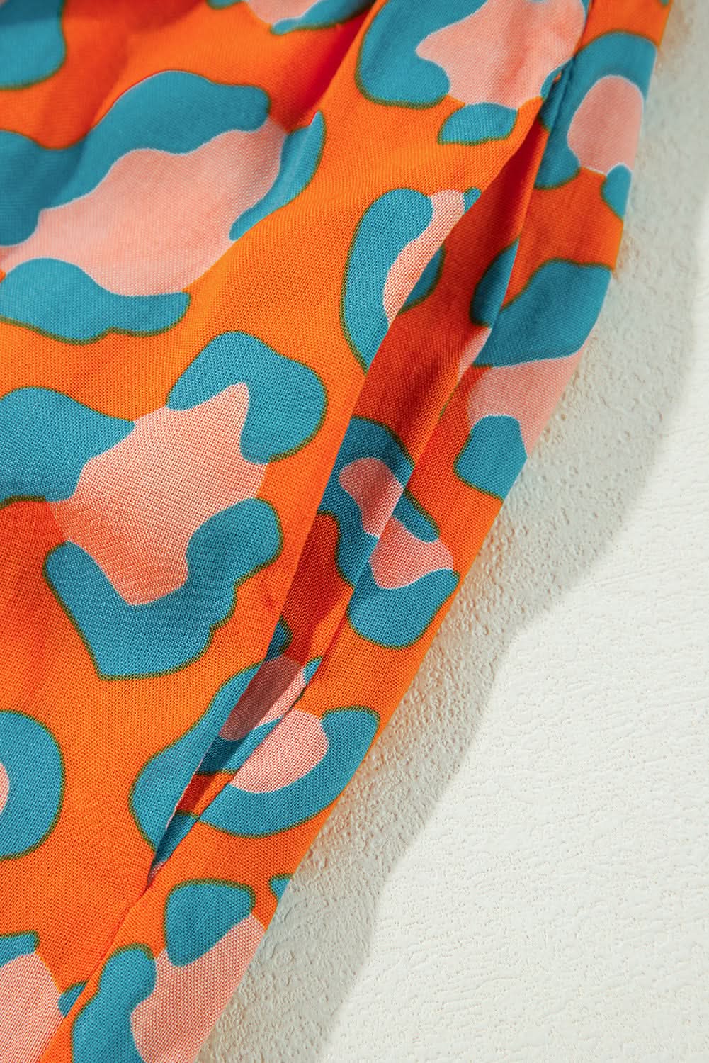 Leopard Print Orange Loungewear Set - Love Salve