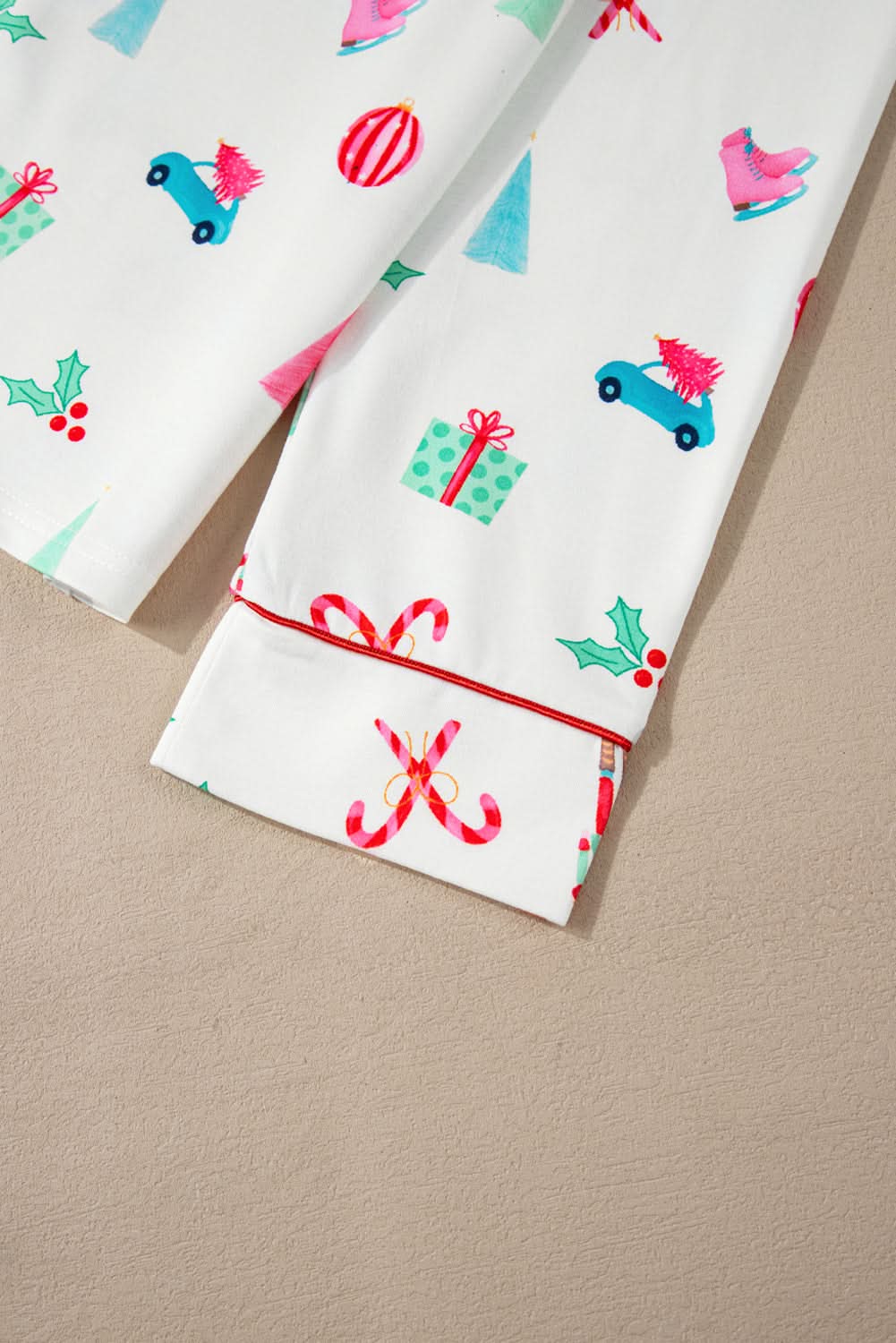 Festive White Christmas Pjs Set - Love Salve
