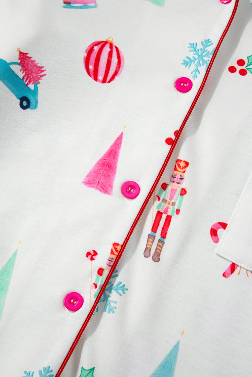Festive White Christmas Pjs Set - Love Salve