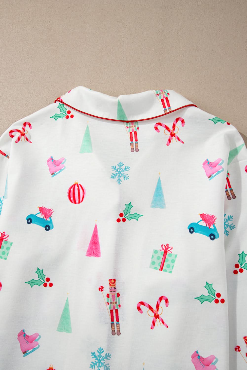 Festive White Christmas Pjs Set - Love Salve