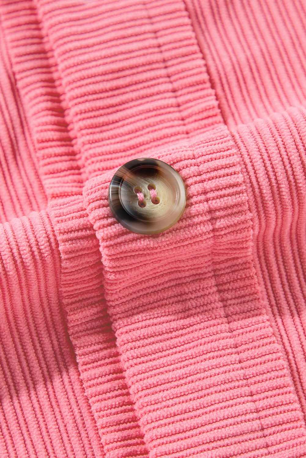Bonbon corduroy button-up shacket - Love Salve