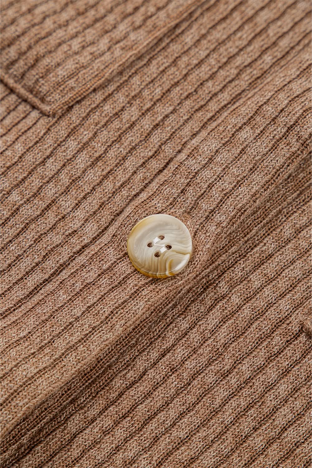 Dark khaki corduroy shacket - Love Salve