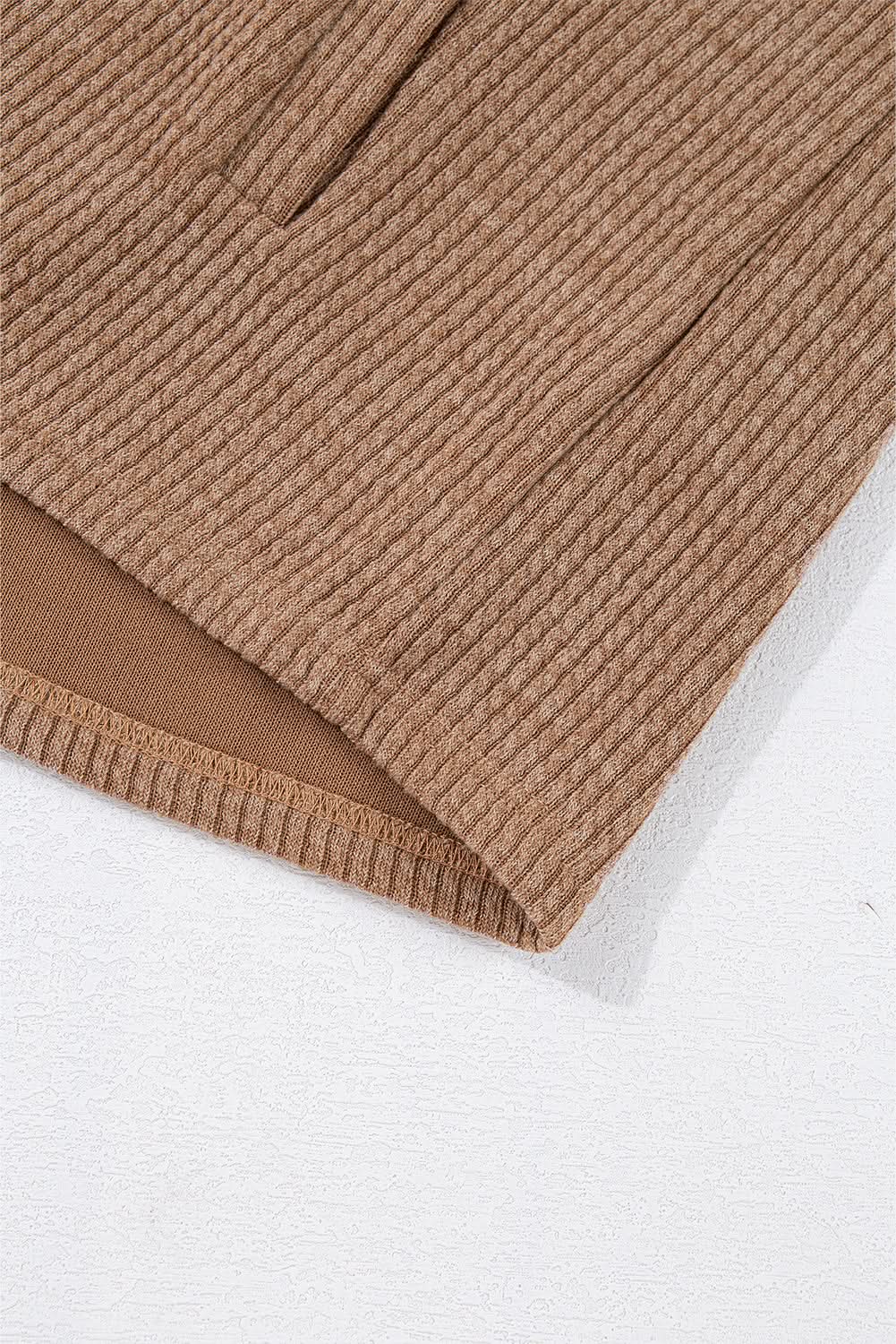 Dark khaki corduroy shacket - Love Salve