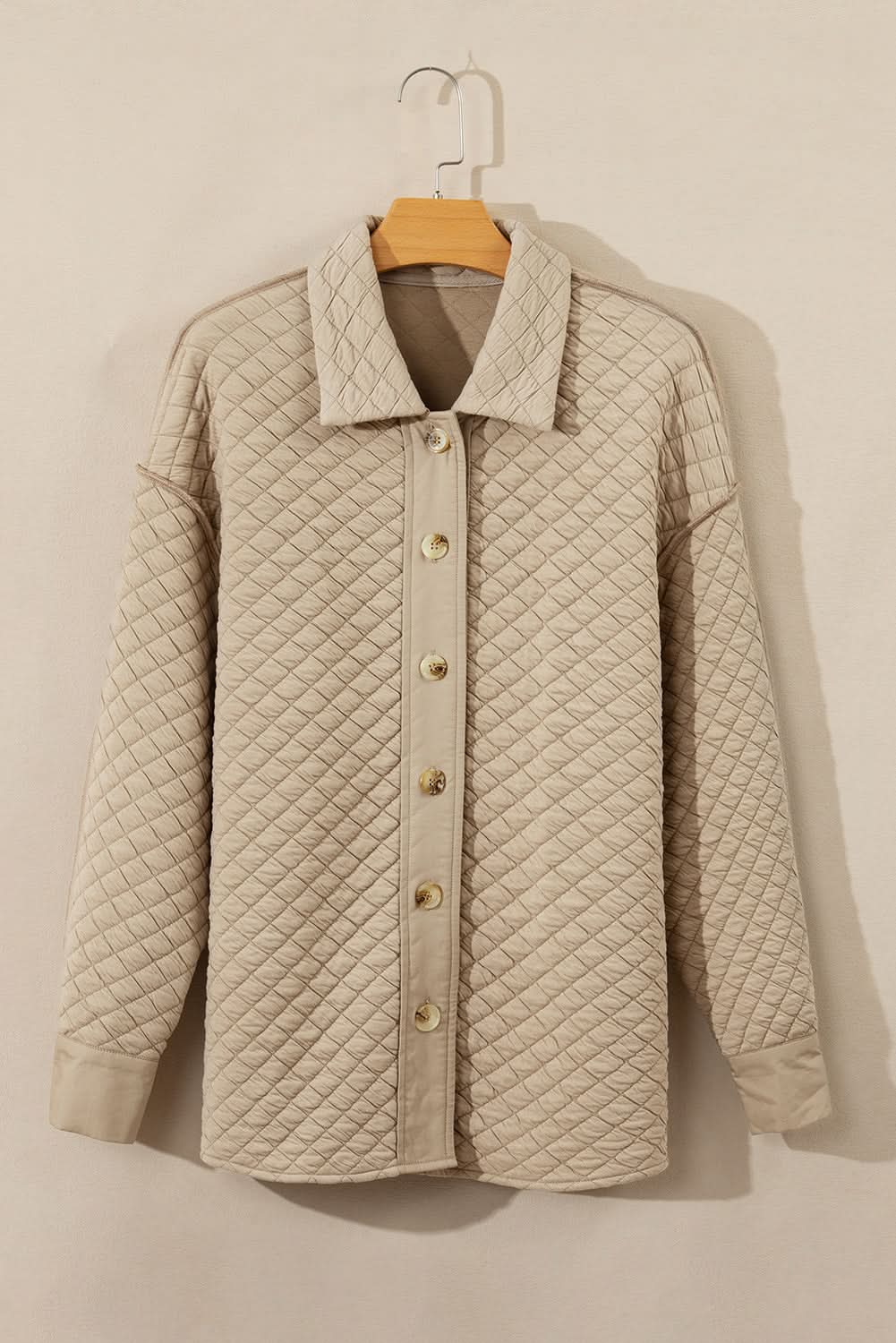 Jet Stream quilted puffer shacket - Love Salve
