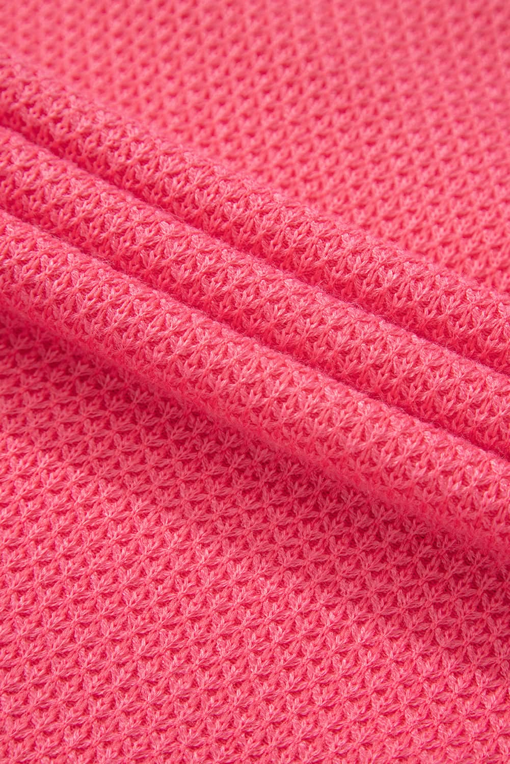 Peach Blossom Waffle Knit Shacket - Love Salve