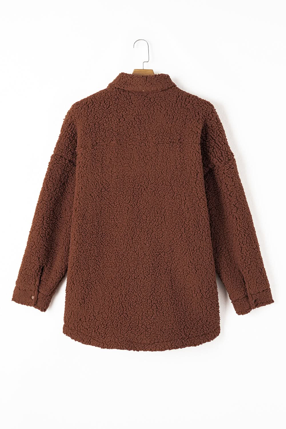 Cozy red teddy bear jacket - Love Salve