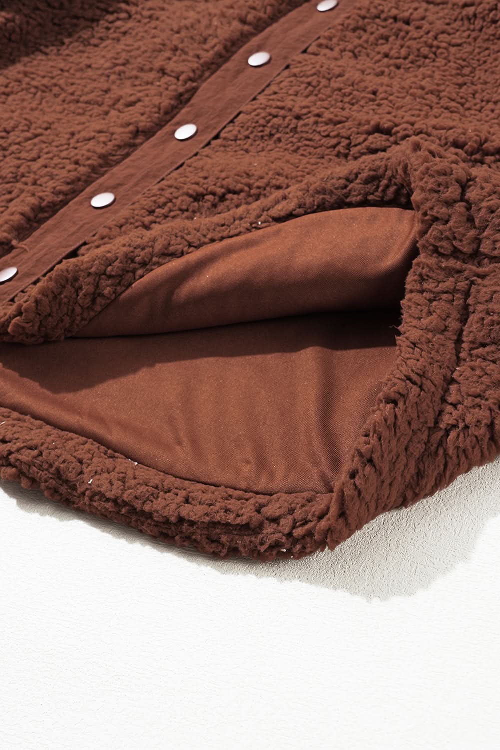 Cozy red teddy bear jacket - Love Salve