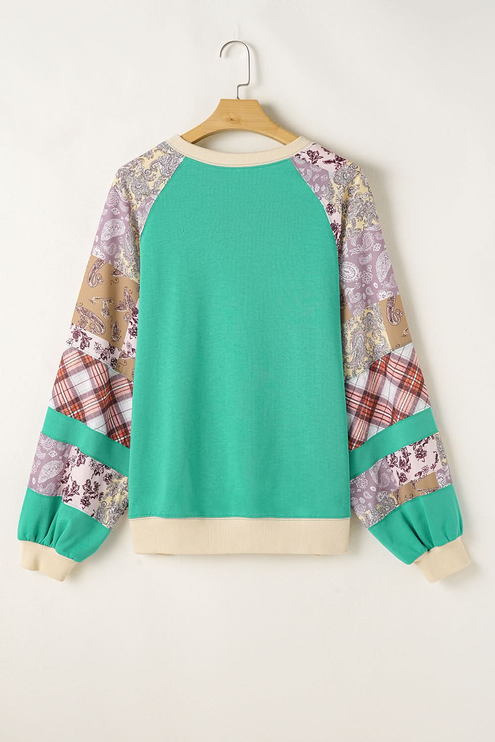 Chic sky blue plus size sweatshirt - Love Salve