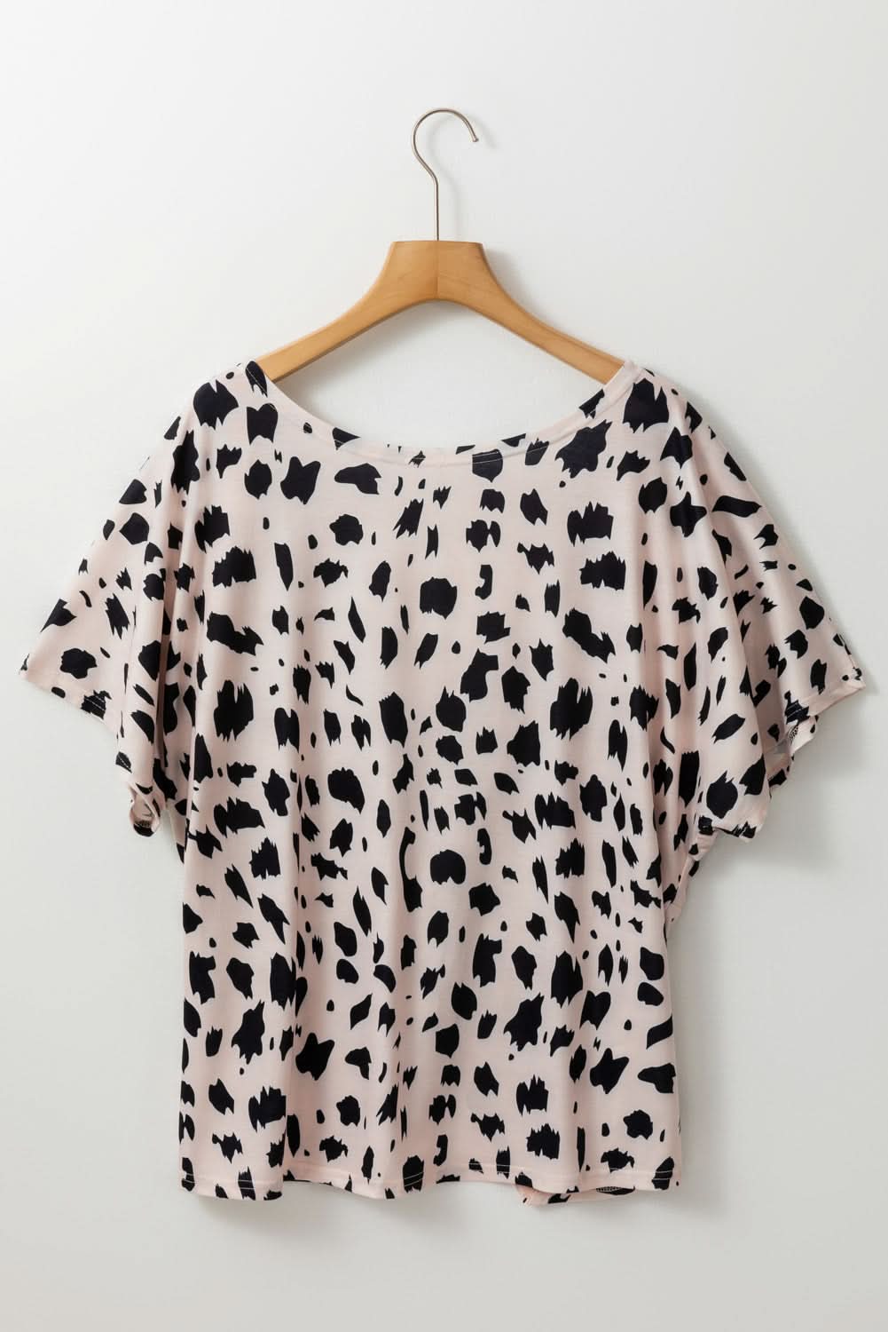 Khaki Leopard Print Twist Open Back Plus Size Top - Love Salve
