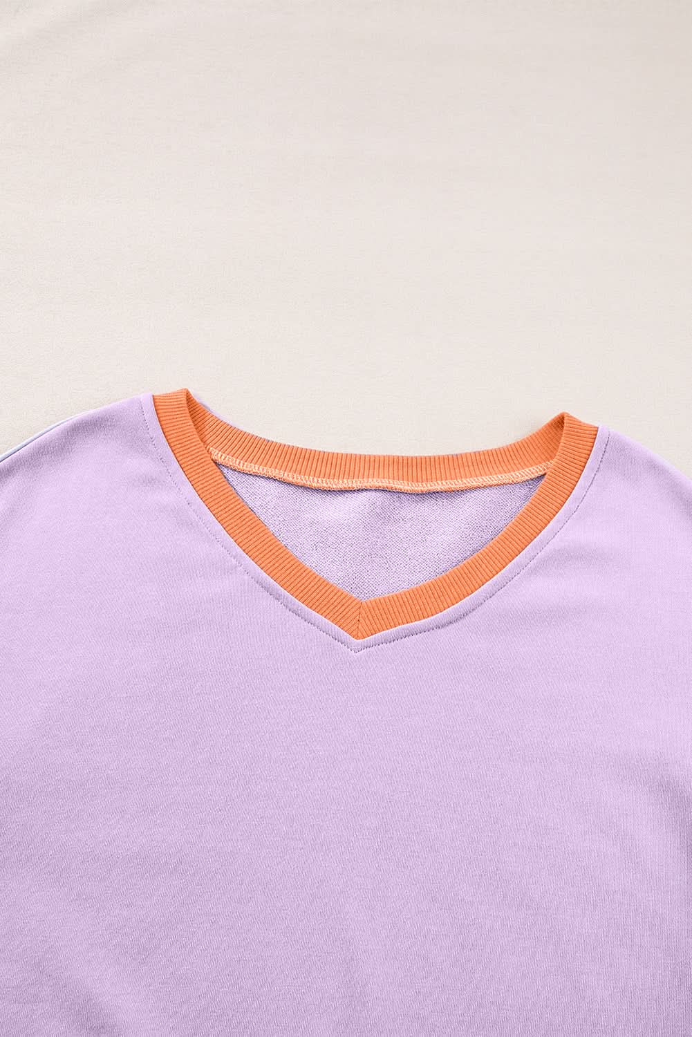 Orchid bouquet v-neck sweatshirt - Love Salve