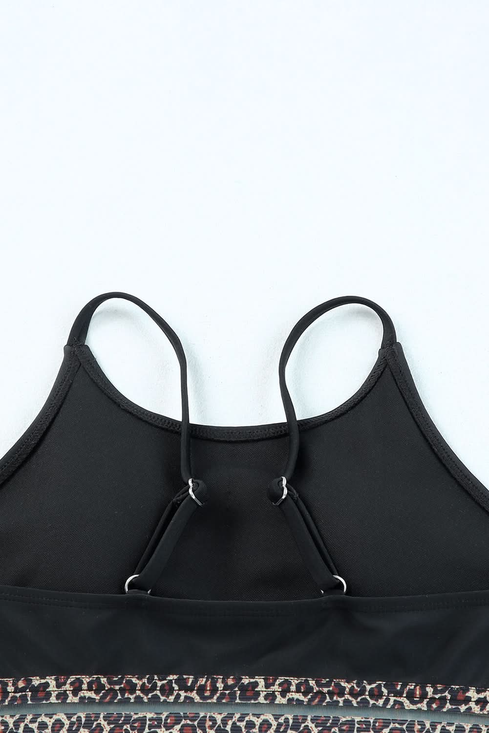 Black rose leopard bikini set - Love Salve