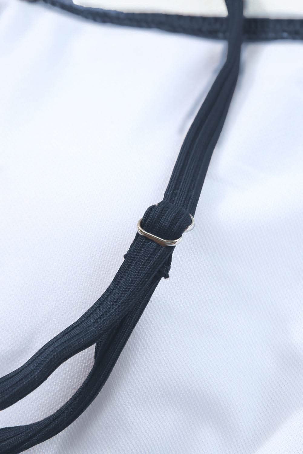 Navy blue adjustable monokini - Love Salve