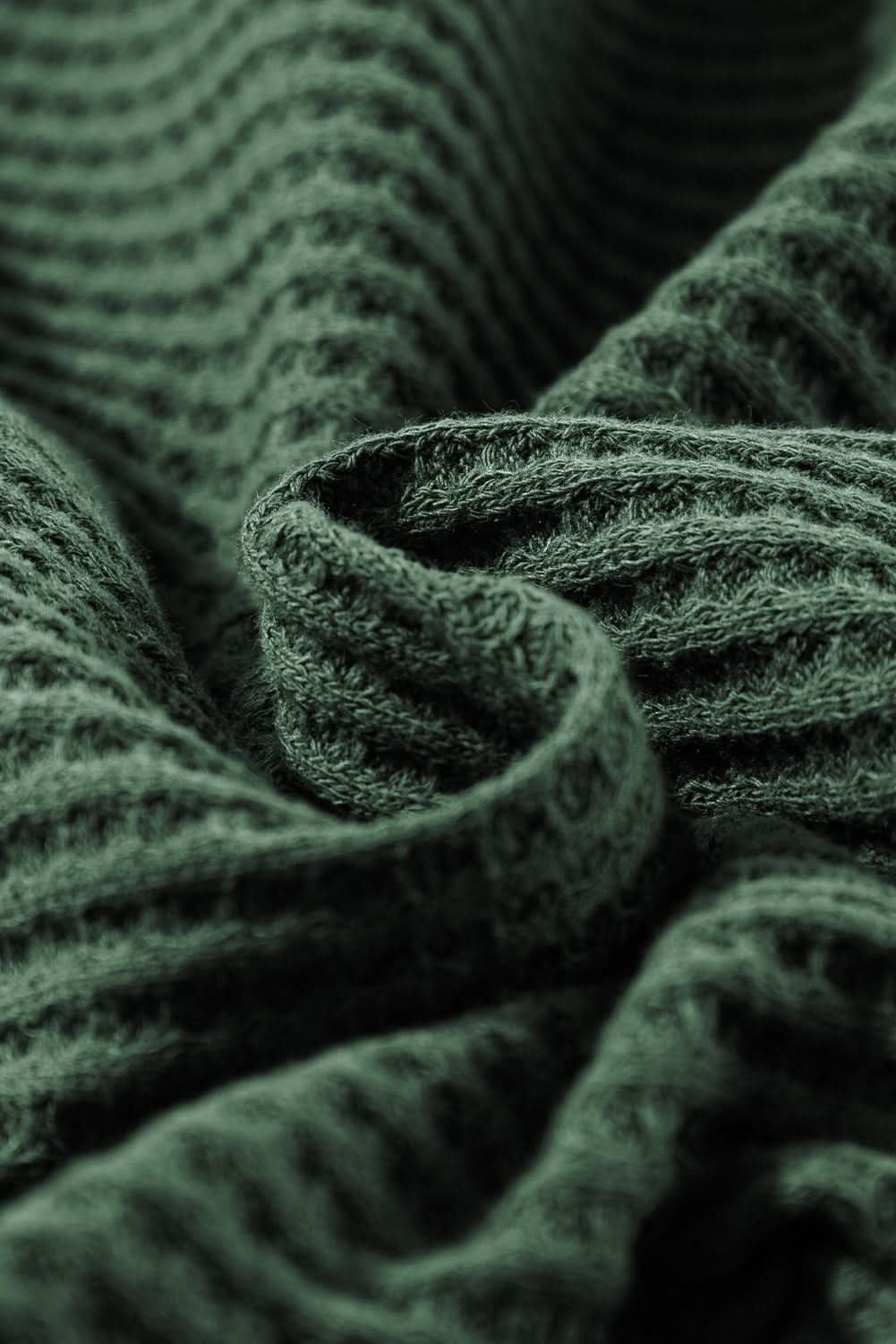 Chic blackish green ribbed bodysuit - Love Salve