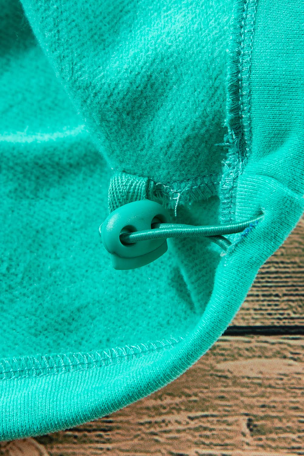 Aruba blue fleece hoodie with pockets - Love Salve