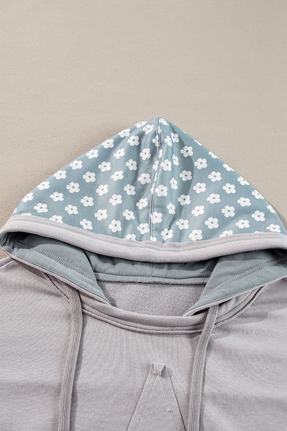 Beau floral patchwork hoodie - Love Salve