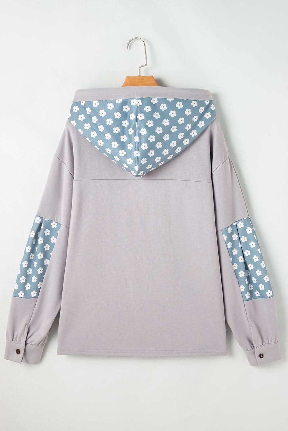 Beau floral patchwork hoodie - Love Salve