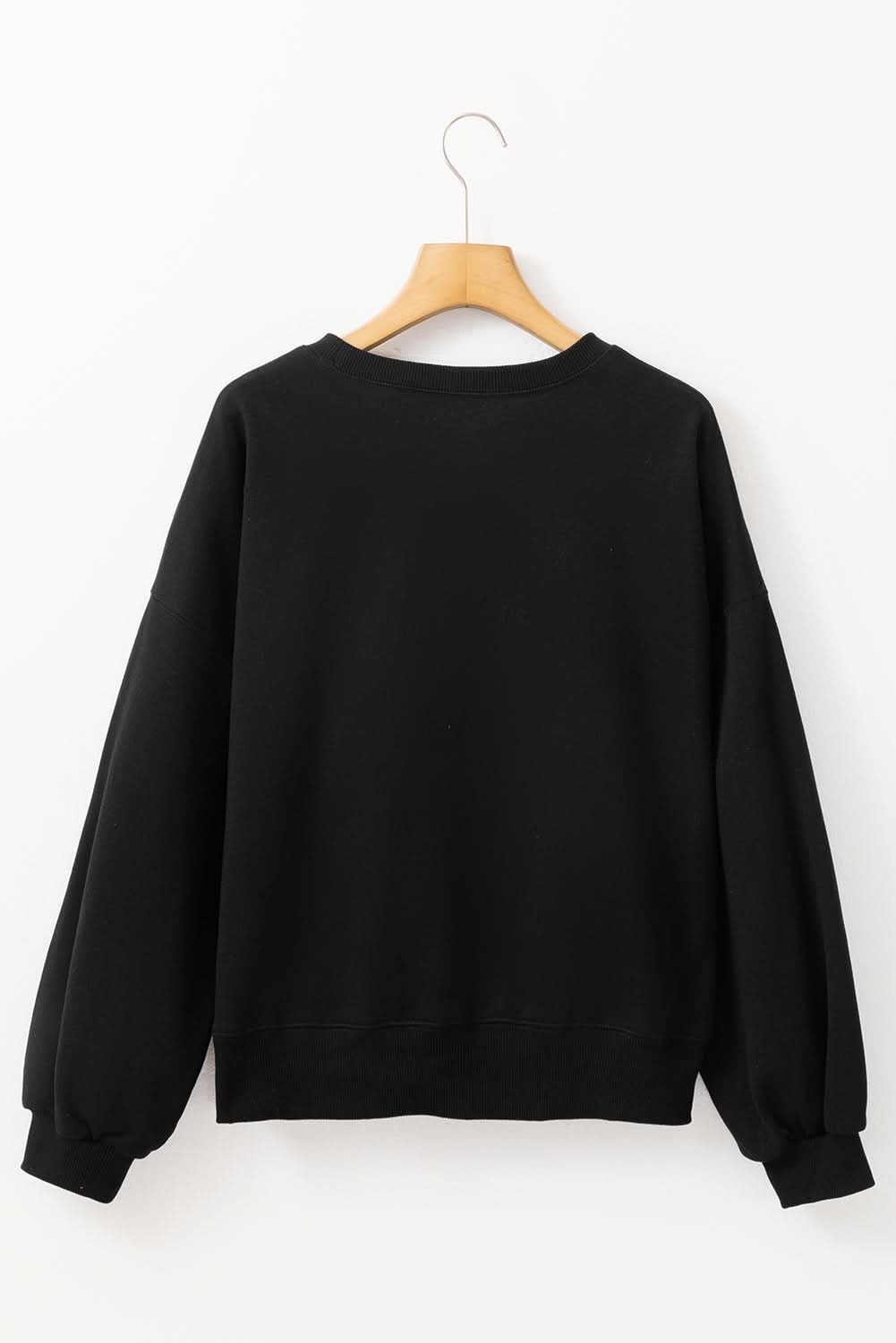 Black game day varsity sweatshirt - Love Salve