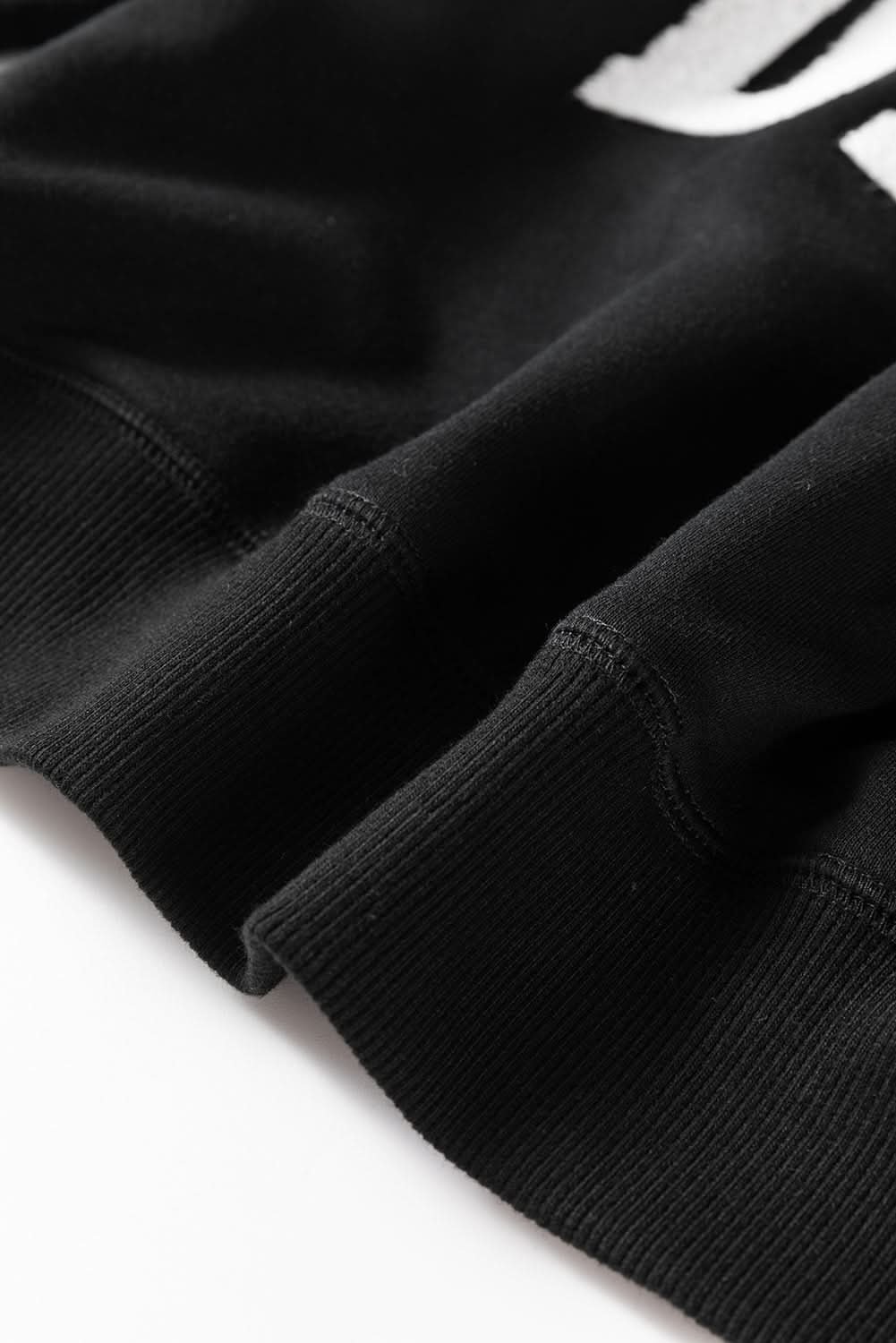 Black game day varsity sweatshirt - Love Salve