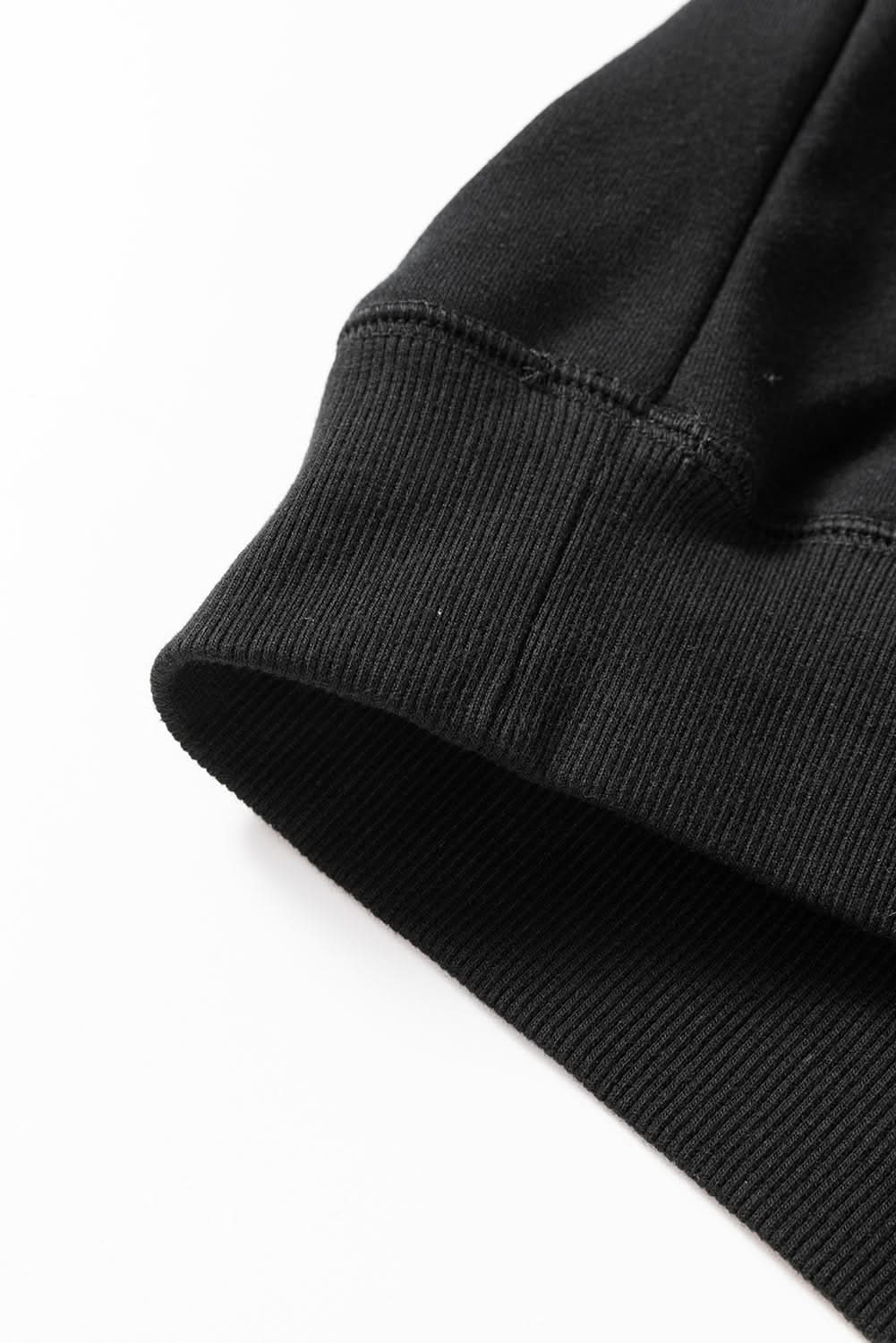 Black game day varsity sweatshirt - Love Salve