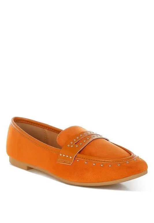 Lumina Penny Strap Studded Loafers for Elegant Style - Love Salve