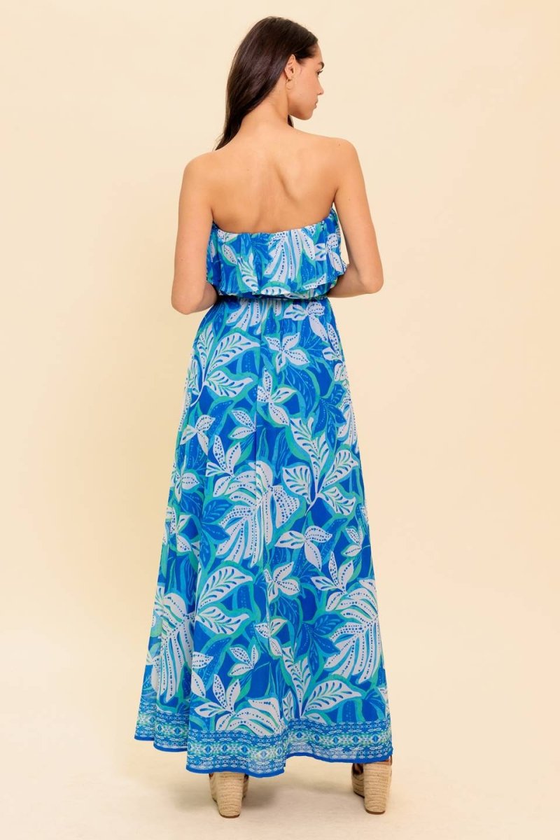 MANHATTAN ROMANCE WOVEN MAXI DRESS - Love Salve