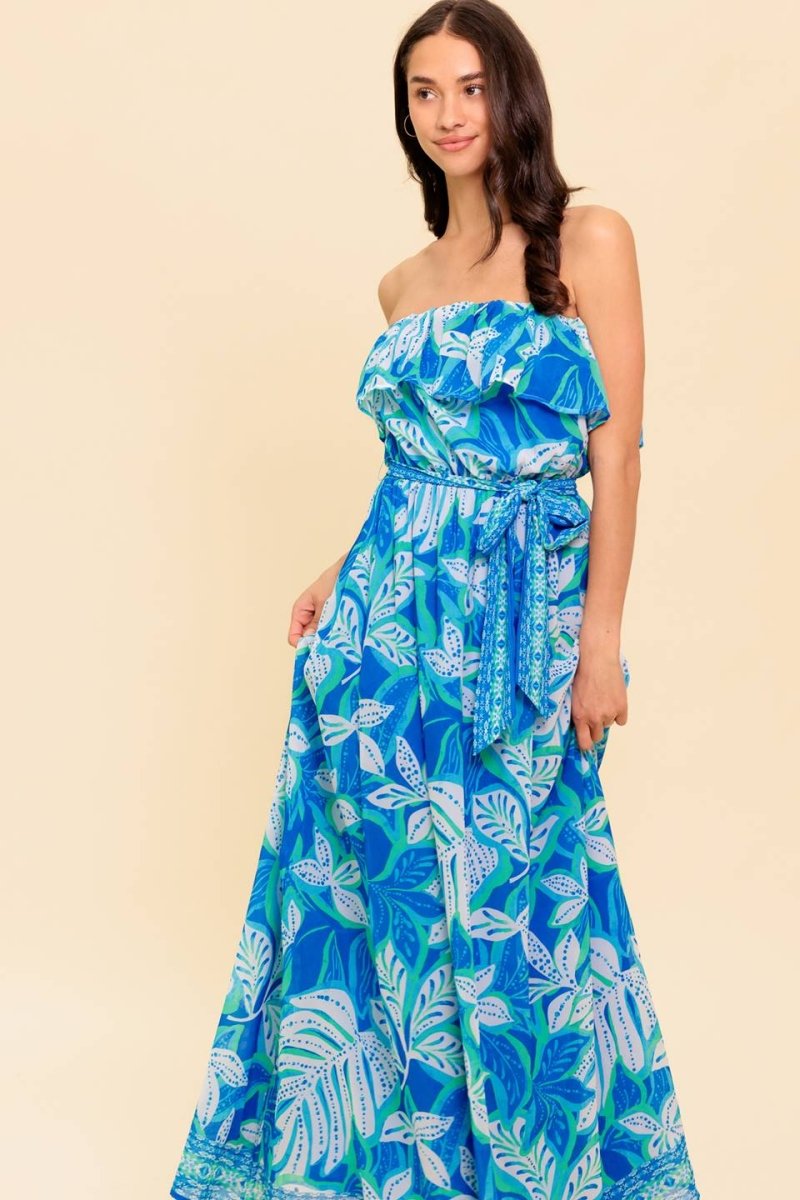 MANHATTAN ROMANCE WOVEN MAXI DRESS - Love Salve