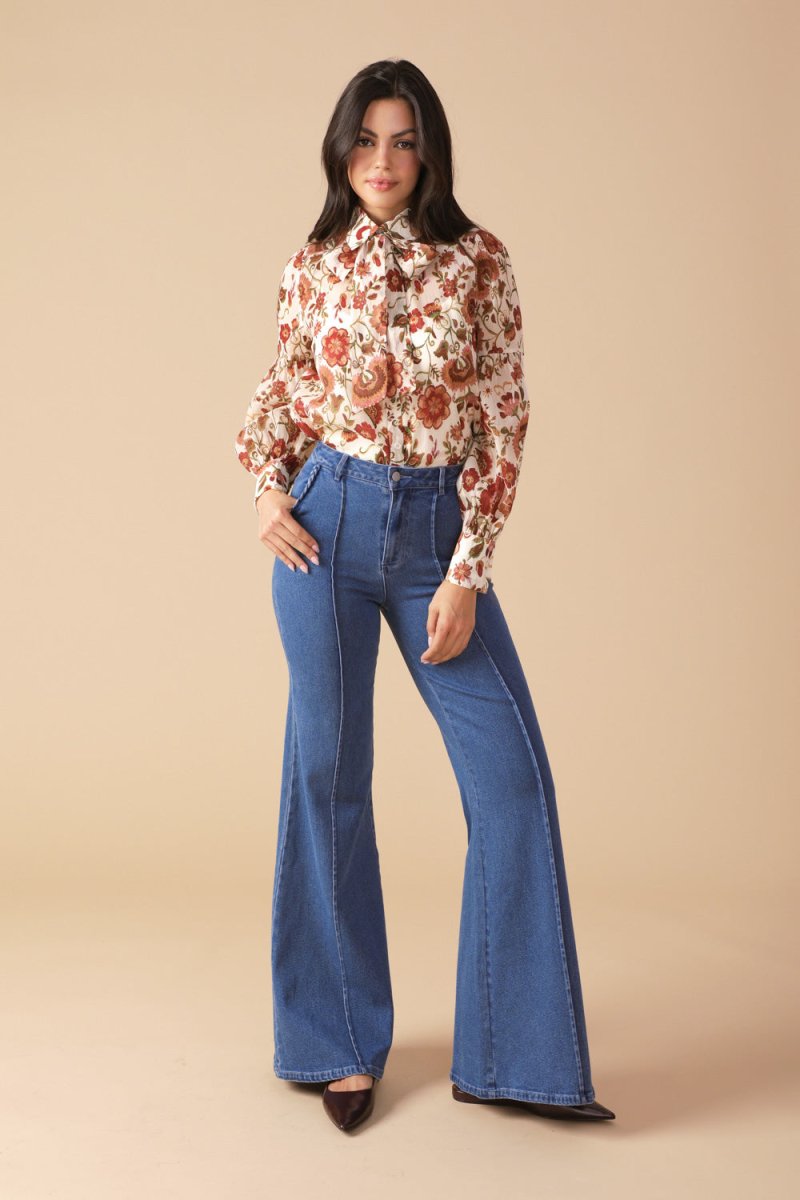MEMORIES IN FOCUS WOVEN BLOUSE - Love Salve