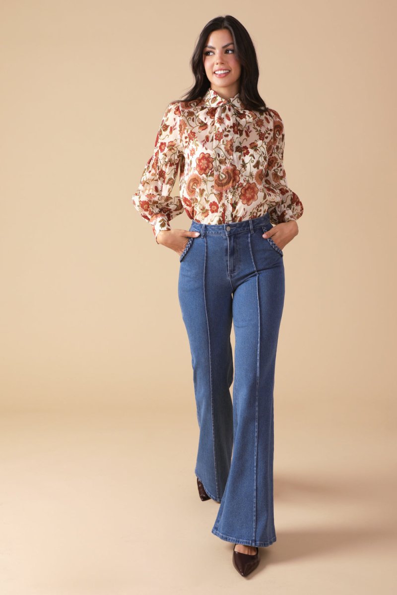 MEMORIES IN FOCUS WOVEN BLOUSE - Love Salve