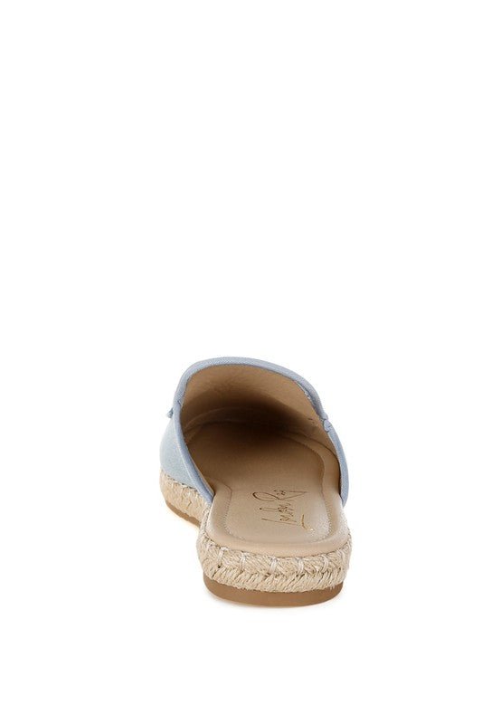 Midori Denim Slip-On Mules for Casual Summer Style - Love Salve
