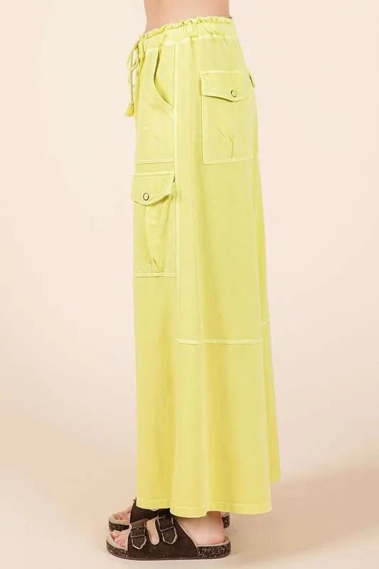 Mittoshop French Terry Cargo Wide Leg Pants for Women - Love Salve