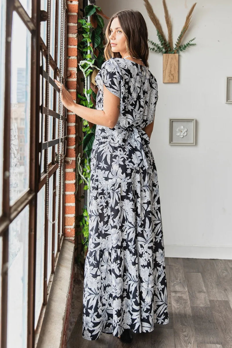 Mittoshop Tropical Print Top and Skirt Set - Love Salve