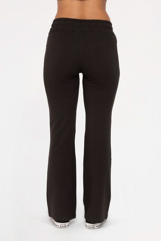 Mono B Drawstring Flared Pants - Love Salve