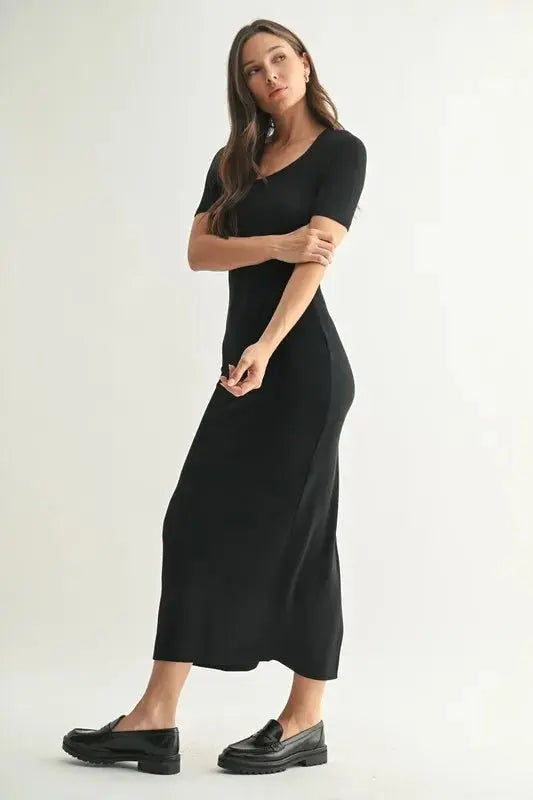 MONO B Laguna Soft Drape Maxi Dress For Women’s Style - Love Salve
