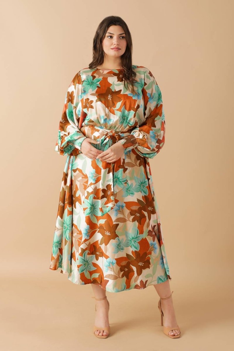 MYSTIC TWILIGHT WOVEN MIDI DRESS - Love Salve