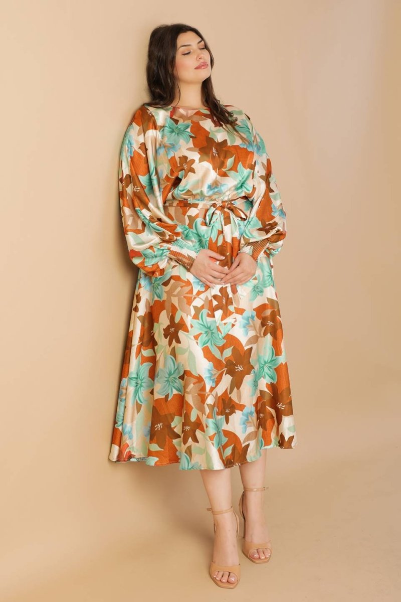 MYSTIC TWILIGHT WOVEN MIDI DRESS - Love Salve