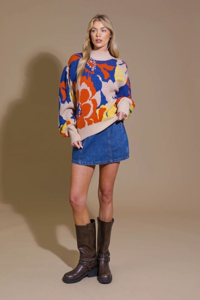 NEVER LOSE ME SWEATER TOP - Love Salve